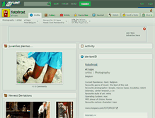 Tablet Screenshot of fotofrost.deviantart.com