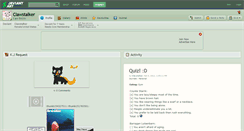 Desktop Screenshot of clawstalker.deviantart.com