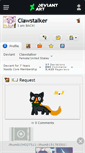 Mobile Screenshot of clawstalker.deviantart.com