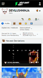 Mobile Screenshot of devilushninja.deviantart.com