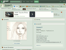 Tablet Screenshot of 55446677.deviantart.com