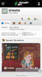 Mobile Screenshot of kristaltia.deviantart.com