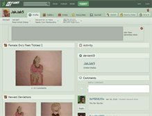 Tablet Screenshot of jakjak5.deviantart.com