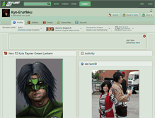 Tablet Screenshot of kyo-erurikku.deviantart.com