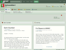 Tablet Screenshot of darknessfallen1.deviantart.com