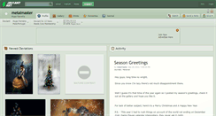 Desktop Screenshot of metalmaster.deviantart.com