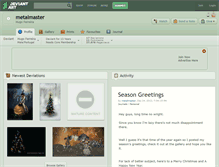 Tablet Screenshot of metalmaster.deviantart.com