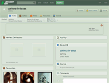 Tablet Screenshot of corinna-in-texas.deviantart.com
