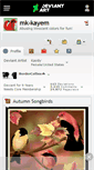 Mobile Screenshot of mk-kayem.deviantart.com