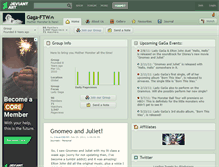 Tablet Screenshot of gaga-ftw.deviantart.com