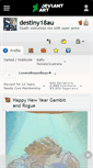 Mobile Screenshot of destiny18au.deviantart.com