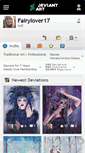 Mobile Screenshot of fairylover17.deviantart.com