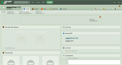 Desktop Screenshot of gaggedman132.deviantart.com