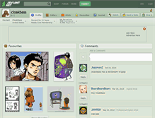 Tablet Screenshot of cloakbass.deviantart.com