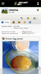 Mobile Screenshot of classina.deviantart.com