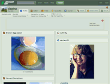 Tablet Screenshot of classina.deviantart.com