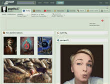 Tablet Screenshot of gagatka27.deviantart.com
