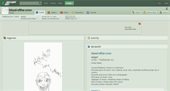 Desktop Screenshot of blood-ofthe-crow.deviantart.com