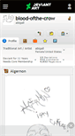 Mobile Screenshot of blood-ofthe-crow.deviantart.com