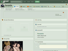 Tablet Screenshot of pamalette.deviantart.com