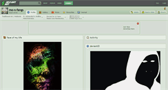 Desktop Screenshot of me-n-fangs.deviantart.com