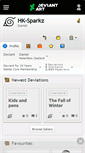 Mobile Screenshot of hk-sparkz.deviantart.com