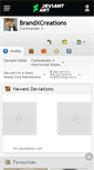 Mobile Screenshot of brandxcreations.deviantart.com