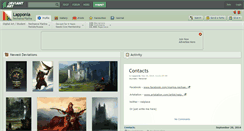 Desktop Screenshot of lapponia.deviantart.com