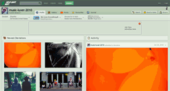 Desktop Screenshot of music-luver-2010.deviantart.com