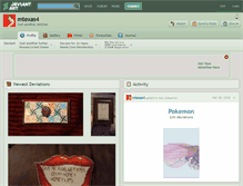 Tablet Screenshot of mtexas4.deviantart.com