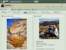 Tablet Screenshot of papatheo.deviantart.com