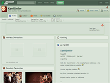 Tablet Screenshot of kamiismiler.deviantart.com