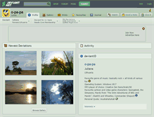 Tablet Screenshot of o-pa-pa.deviantart.com