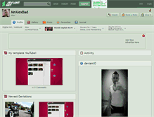 Tablet Screenshot of mralexbad.deviantart.com