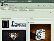 Tablet Screenshot of dst5216.deviantart.com