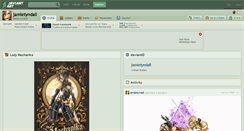 Desktop Screenshot of jamietyndall.deviantart.com