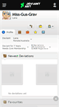 Mobile Screenshot of miss-gus-grav.deviantart.com