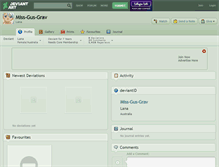 Tablet Screenshot of miss-gus-grav.deviantart.com