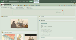 Desktop Screenshot of downtodusk.deviantart.com