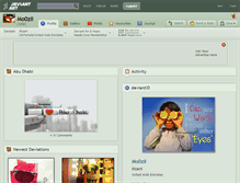 Tablet Screenshot of mo0zii.deviantart.com