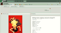 Desktop Screenshot of cosmosfox.deviantart.com