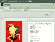 Tablet Screenshot of cosmosfox.deviantart.com