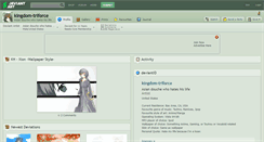 Desktop Screenshot of kingdom-triforce.deviantart.com