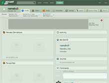 Tablet Screenshot of namaku0.deviantart.com