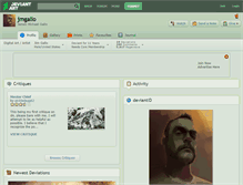 Tablet Screenshot of jmgallo.deviantart.com