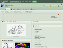 Tablet Screenshot of gaaradeviant.deviantart.com