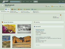 Tablet Screenshot of italydreams42.deviantart.com