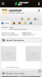 Mobile Screenshot of laylaalyal.deviantart.com