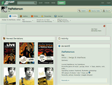 Tablet Screenshot of patpatterson.deviantart.com