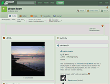 Tablet Screenshot of dream-team.deviantart.com